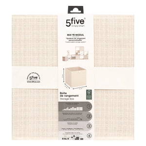 Кутия за съхранение 5five Mix & Modul, Туид, 31x31 cm