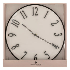 Стенен часовник atmosphera Edgar, Ø35 см, Пластмаса, 3D