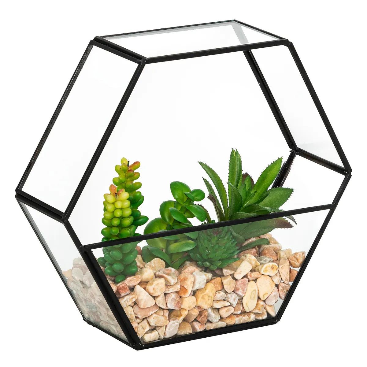 Terariu cu atmosferă de plante artificiale Pia, 20 cm