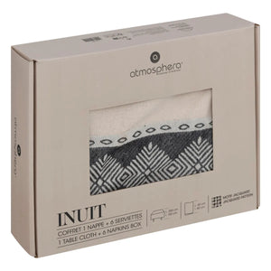 Покривка за маса atmosphera150x250 cm и салфетки 6 бр, Охра