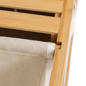 Етажерка 5five Tidy Box, С 1 кош за пране и 2 коша за съхранение, Бамбук