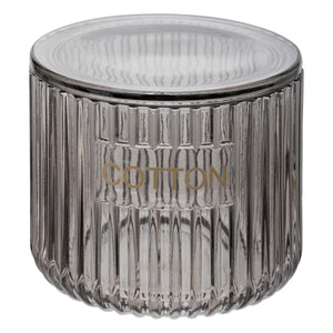 Контейнер за памук 5five Glass, Сив