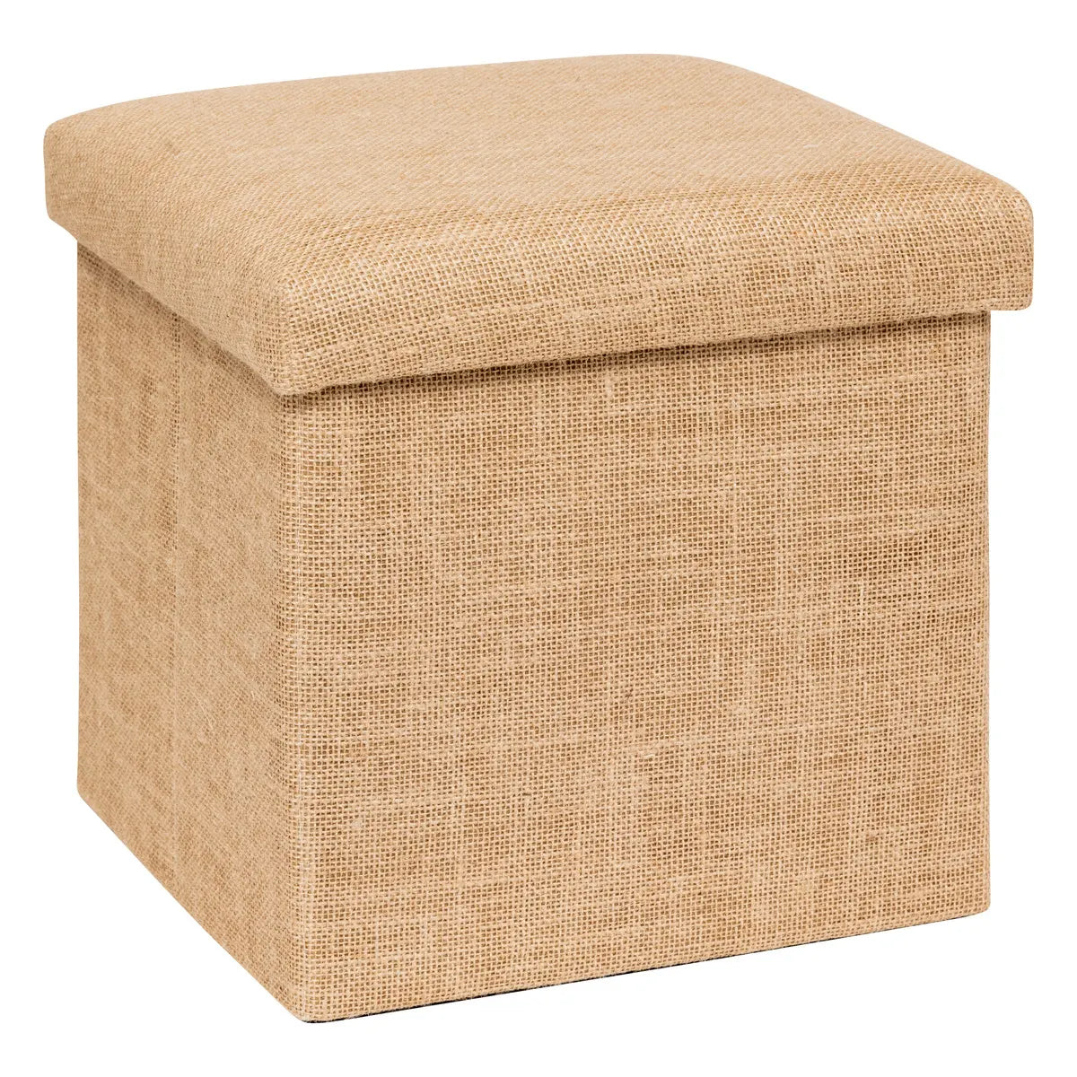Puf pliabil 5five Mix &amp; Modul, material textil cu efect de iută, 31x31 cm