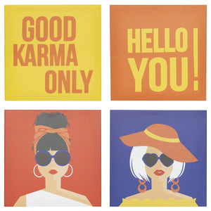 Картина atmosphera Natty Pop, Принт на платно 28x28 см, Асорти дизайни