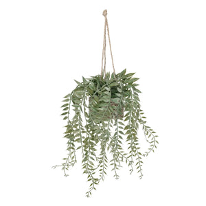 Plantă artificială Atmosphera Patri suspendată, 50 cm, diverse specii