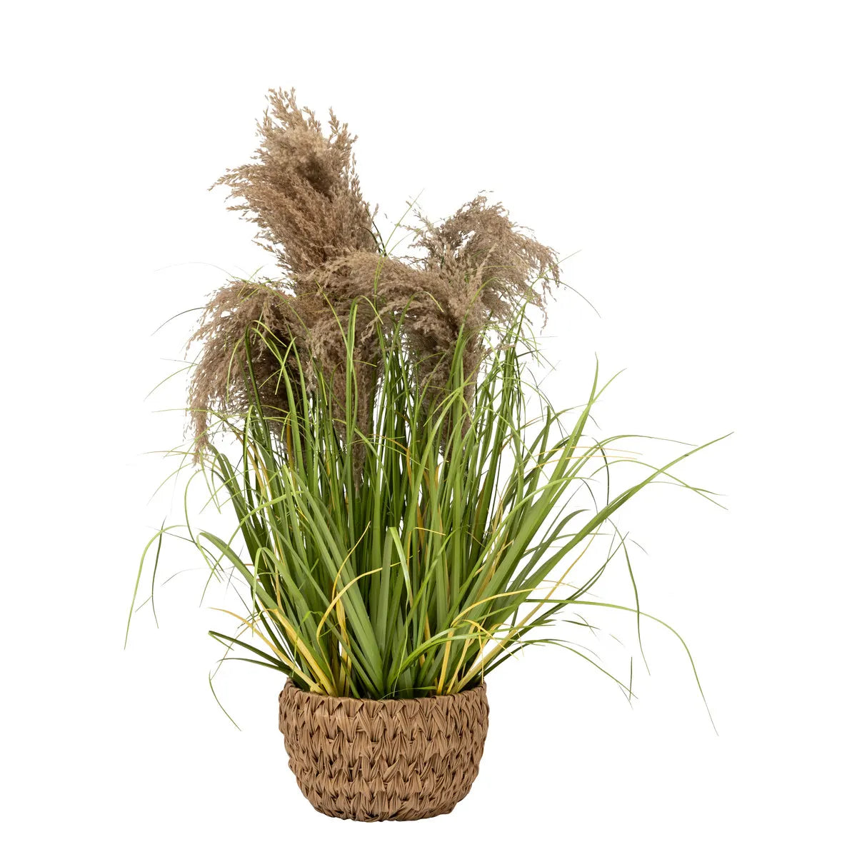 Plantă artificială Atmosphera Maxime Buchet de iarbă, 80 cm