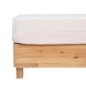 Еластичен чаршаф atmosphera Priscia, 160x200 cm, Бял