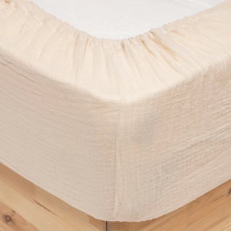 Еластичен чаршаф atmosphera Flora, 140x190 cm