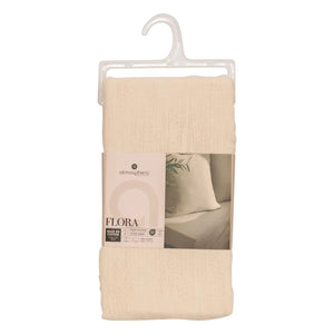 Еластичен чаршаф atmosphera Flora, 140x190 cm