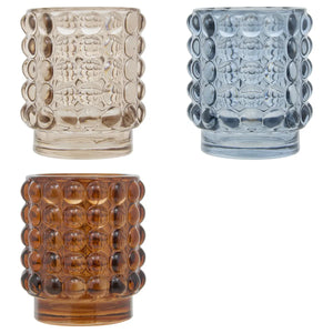 Свещник atmosphera Sky, Стъкло, Асорти, Ø7x8 cm