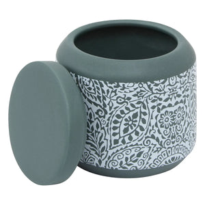 Контейнер за памук 5five Arboria, Керамика, Зелен