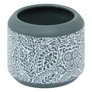 Контейнер за памук 5five Arboria, Керамика, Зелен