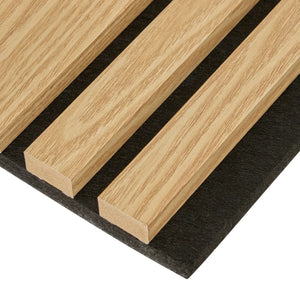 Акустичен декоративен стенен панел atmosphera Colva, MDF, 120x60 cm, Светло дърво