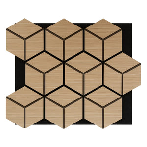Декоративен панел atmosphera Hexagon, 56x69 cm, MDF