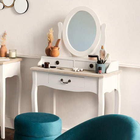 Тоалетка с огледало atmosphera Chrysa, MDF