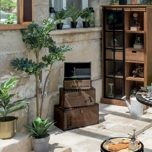 Сет кутии за съхранение atmosphera Allan, 4бр, MDF