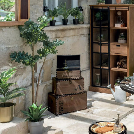 Сет кутии за съхранение atmosphera Allan, 4бр, MDF