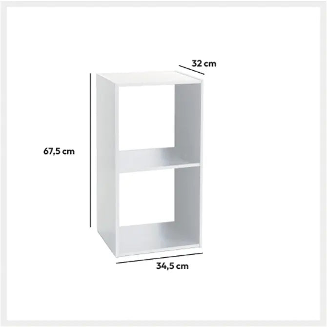 Рафт 5five Mix'n Modul, 2 отделения, MDF, 35x32x68 cm