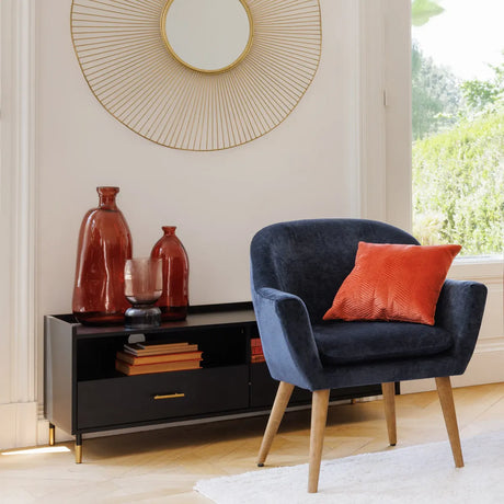 Ваза atmosphera Uly, Стъкло, Кехлибар, 51 cm