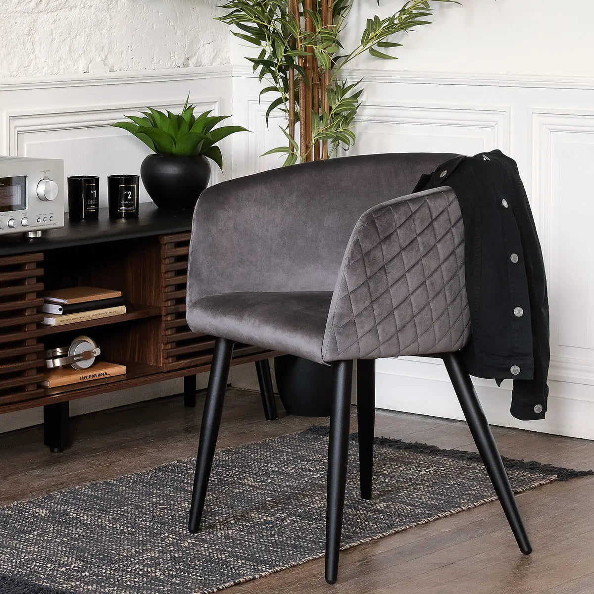 Трапезен стол с atmosphera Marlo, Велур