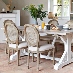 Трапезен стол atmosphera Cleon, Бреза, Хевея