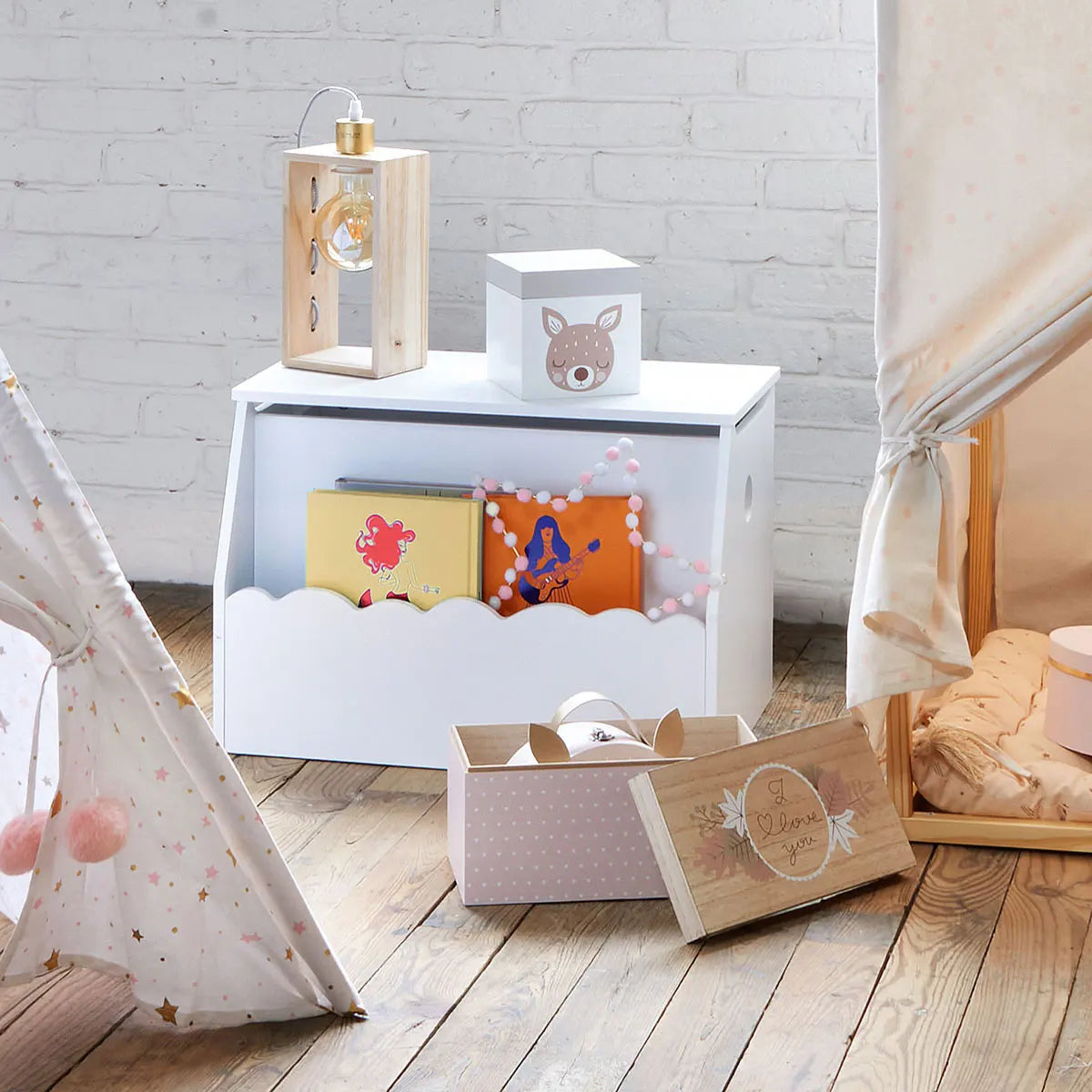 Детска библиотека atmosphera Toy, MDF