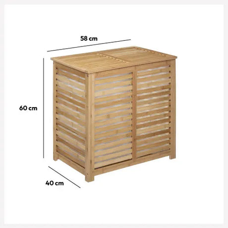 Кош за пране 5five Sicela, Бамбук, 100 l