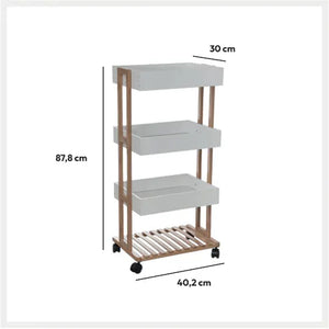 Етажерка на колела 5five Natureo, 4 нива