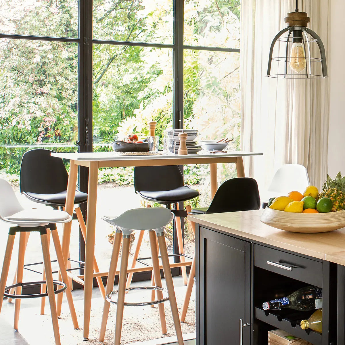 Бар маса atmosphera Roka, Бял