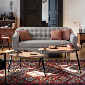 Холна маса atmosphera Mileo, Орех, 2 броя