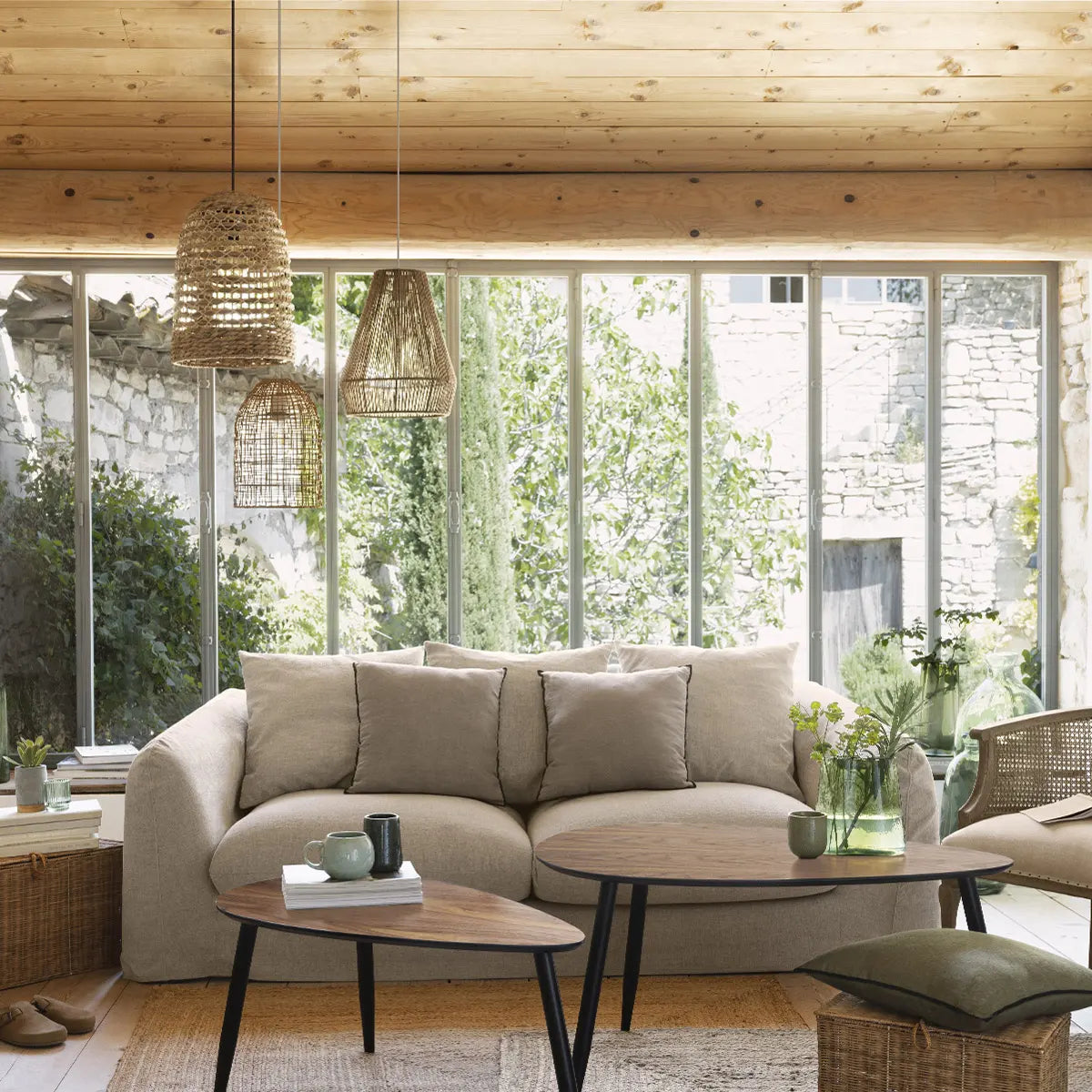 Холна маса atmosphera Mileo, 88x98 cm, 2 бр