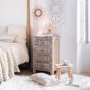 Скрин atmosphera Shirel, 4 чекмеджета, Дърво от манго