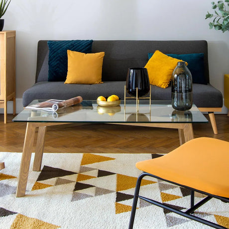 Холна маса atmosphera Taho, 110x60 cm, Закалено стъкло