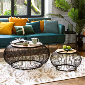 Холна маса atmosphera Esther, Мангово дърво, 2 броя