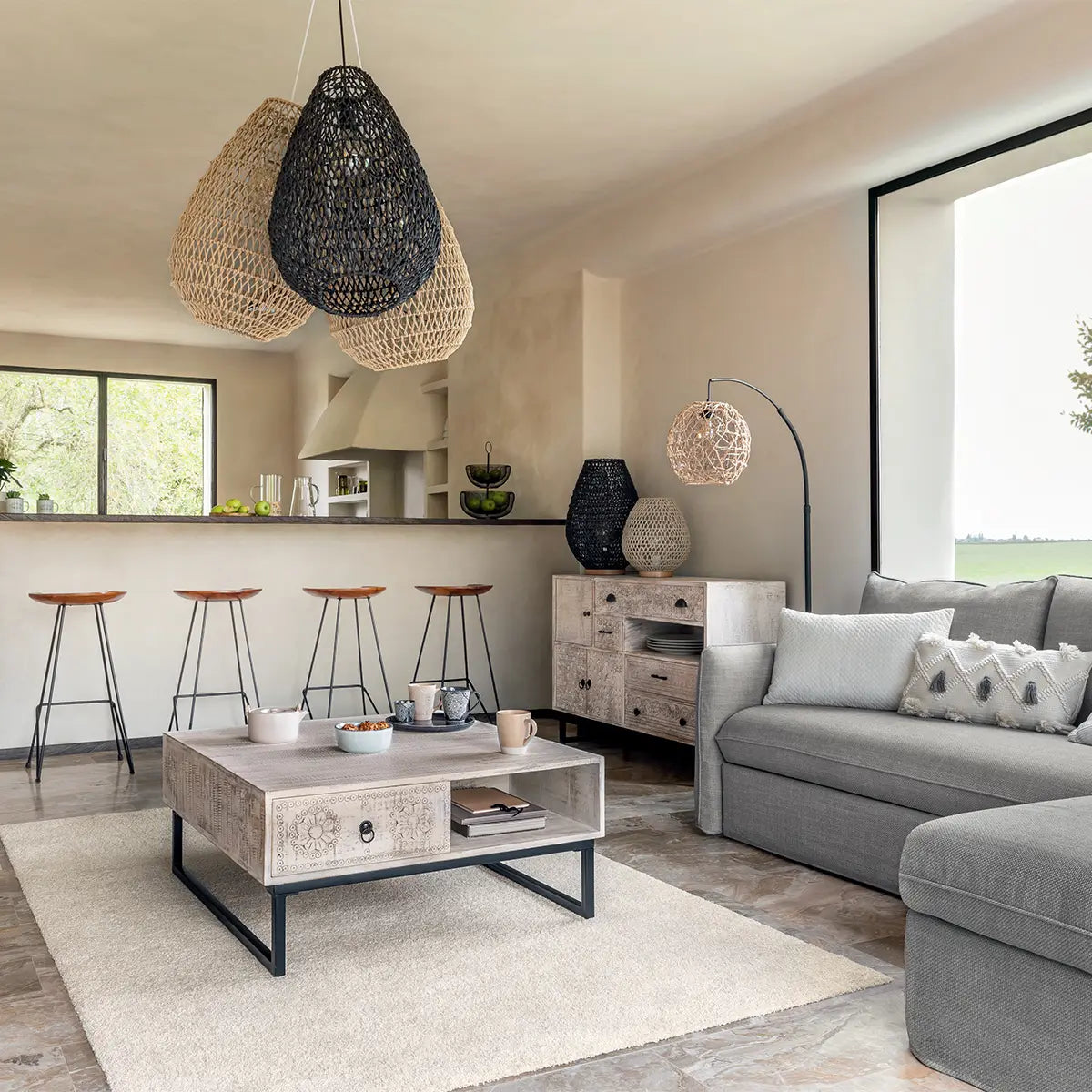 Бар стол atmosphera Sumar, Дърво