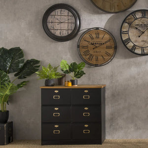 Стенен часовник atmosphera The Colonial Factory, Ø58 см, Метал и MDF