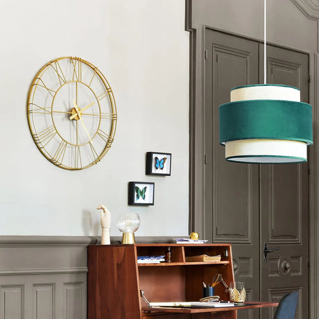 Стенен часовник atmosphera Phil, Винтидж, Ø70 см, Златен метал