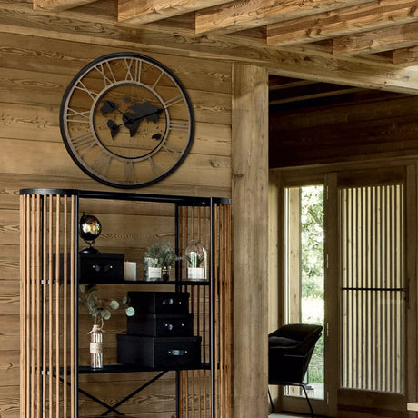 Стенен часовник atmosphera Alessio, Световен, Ø67 см, Метал