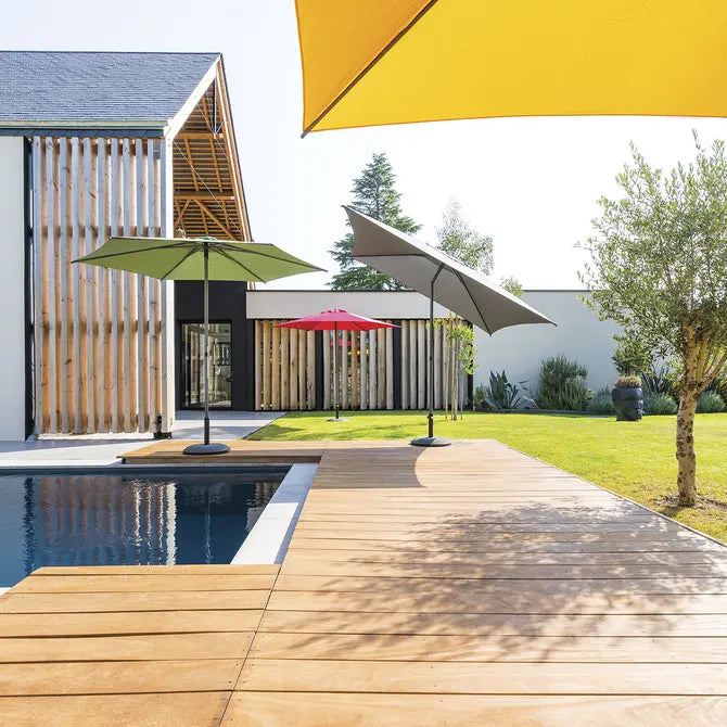 Прав накланящ се чадър Hesperide Soya, 2.5x2.5 m