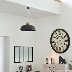 Пендел atmosphera Prao, 57 cm, Сив Метал, Дърво