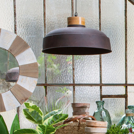 Пендел atmosphera Prao, 57 cm, Сив Метал, Дърво