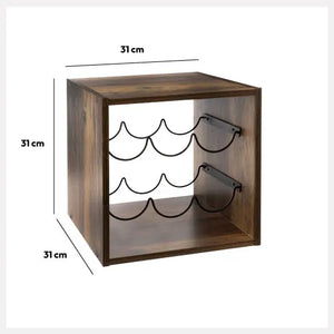 Рафт за вино 5five Mix & Modul Industrial, 31x31 cm