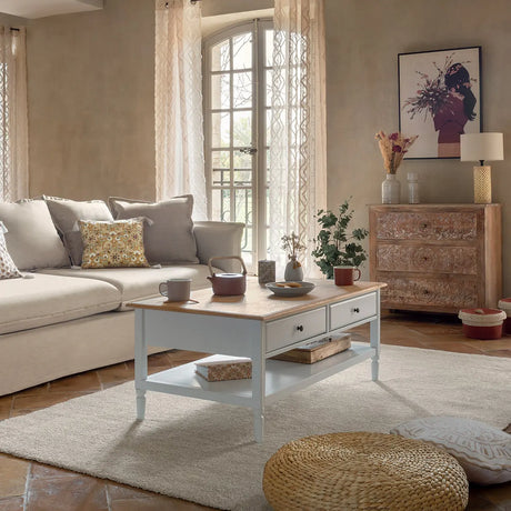 Холна маса atmosphera Solen, 110x45 cm, Бял