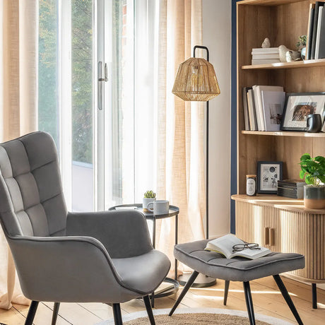 Лампион atmosphera Jily, Метал, Естествен, 150 cm