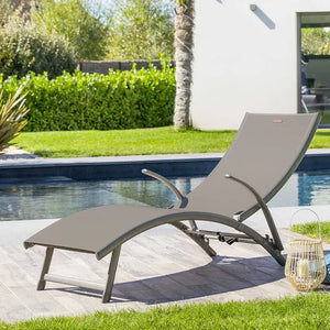 Сгъваем шезлонг Hesperide Samba, Алуминий