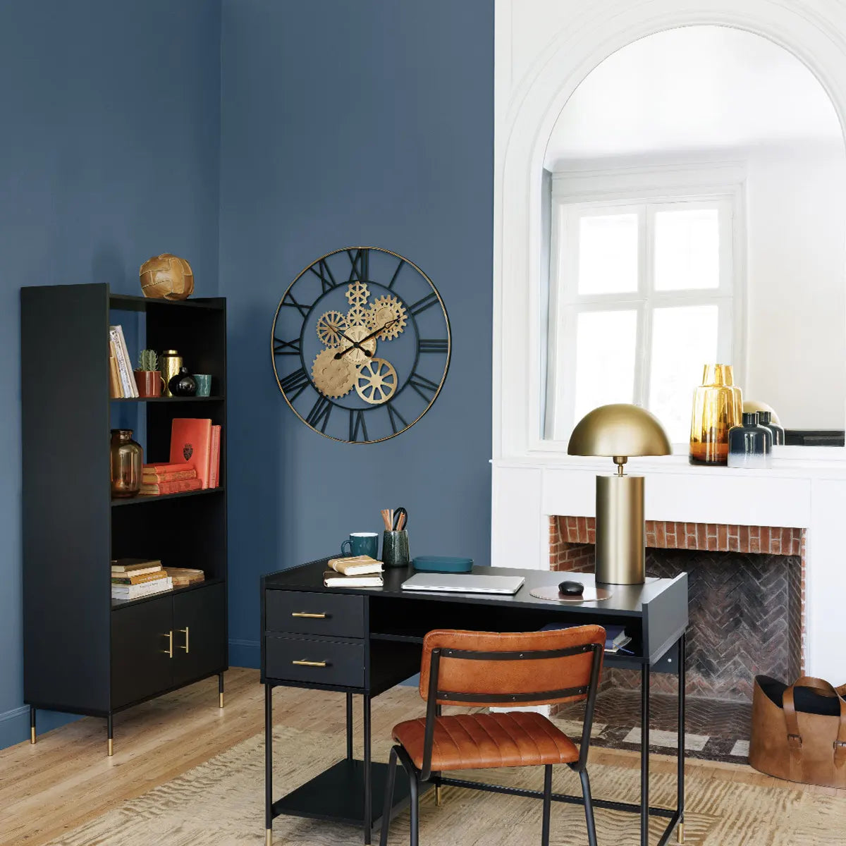 Стенен часовник atmosphera Isea, Механизъм, Ø90 см, Метал