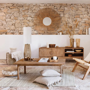 Лампион atmosphera Aissa, Дърво, Естествен, 130 cm