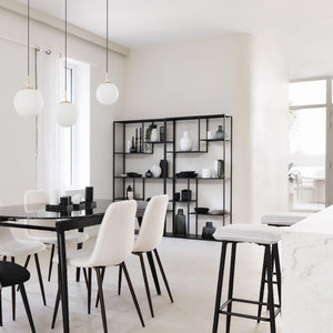 Етажерка atmosphera Gota, Метал, 6 нива, 90x180 cm, Черен