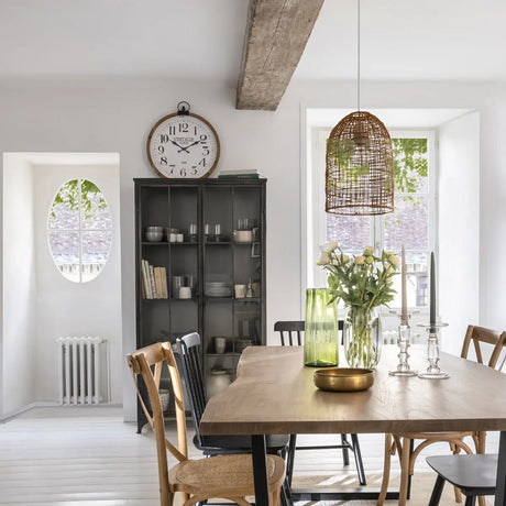 Стенен часовник atmosphera Yago, Джобен стил, Ø57 см, MDF