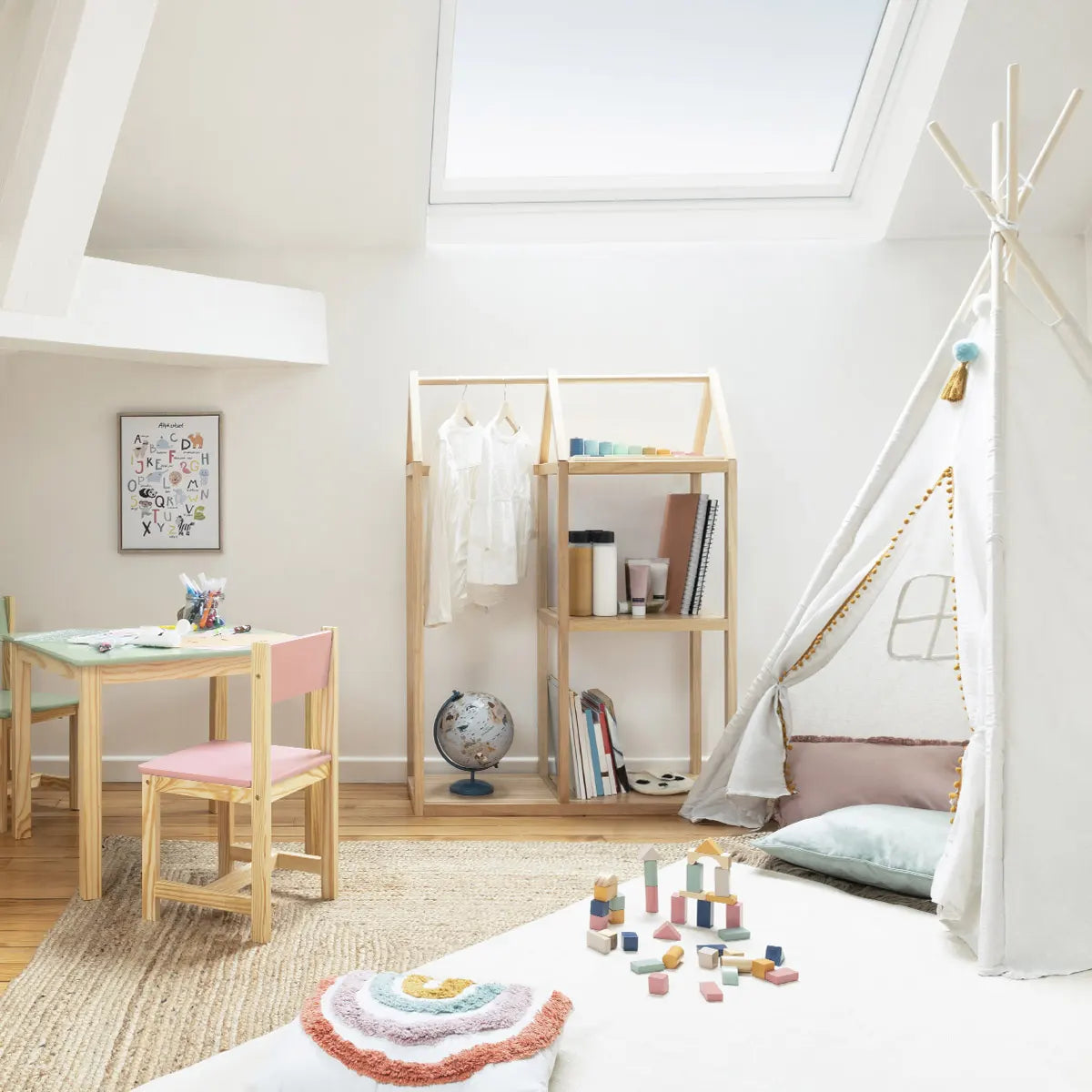 Детски дървен пъзел atmosphera, 50 части